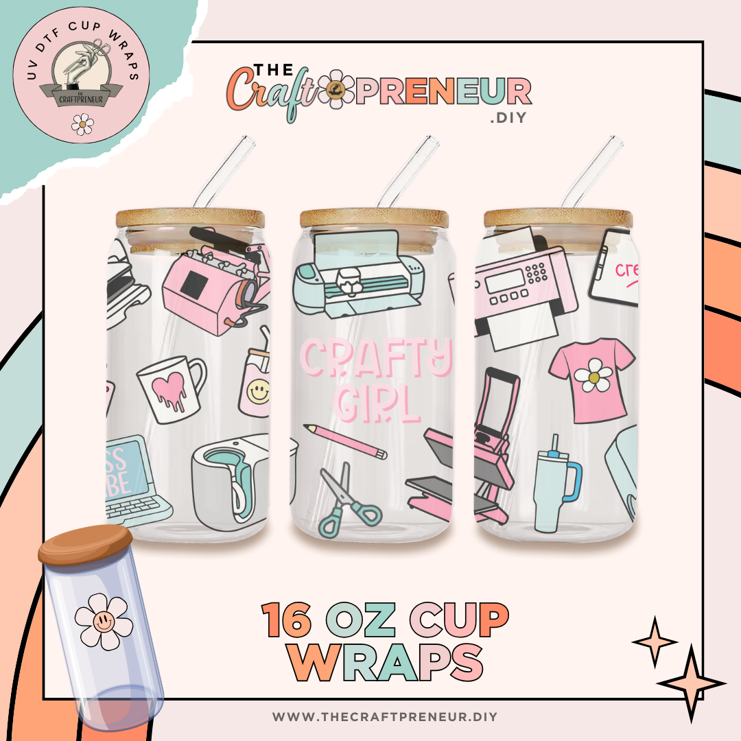 Crafty Girl UV DTF Cup Wrap