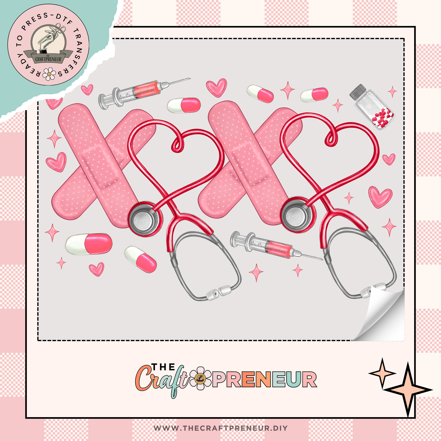 Nurse XOXO Valentine's Transfer