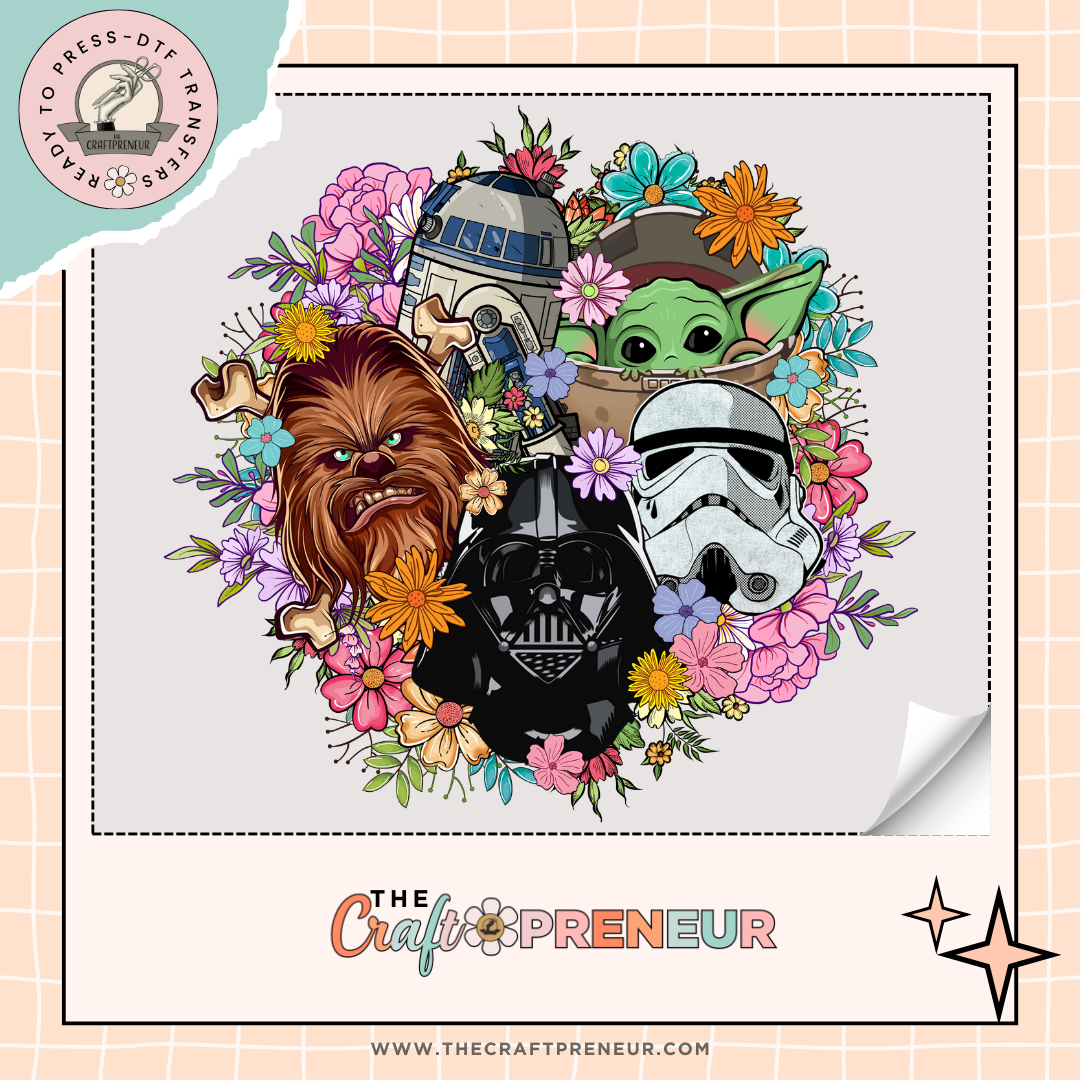 Star Wars Florals Transfer