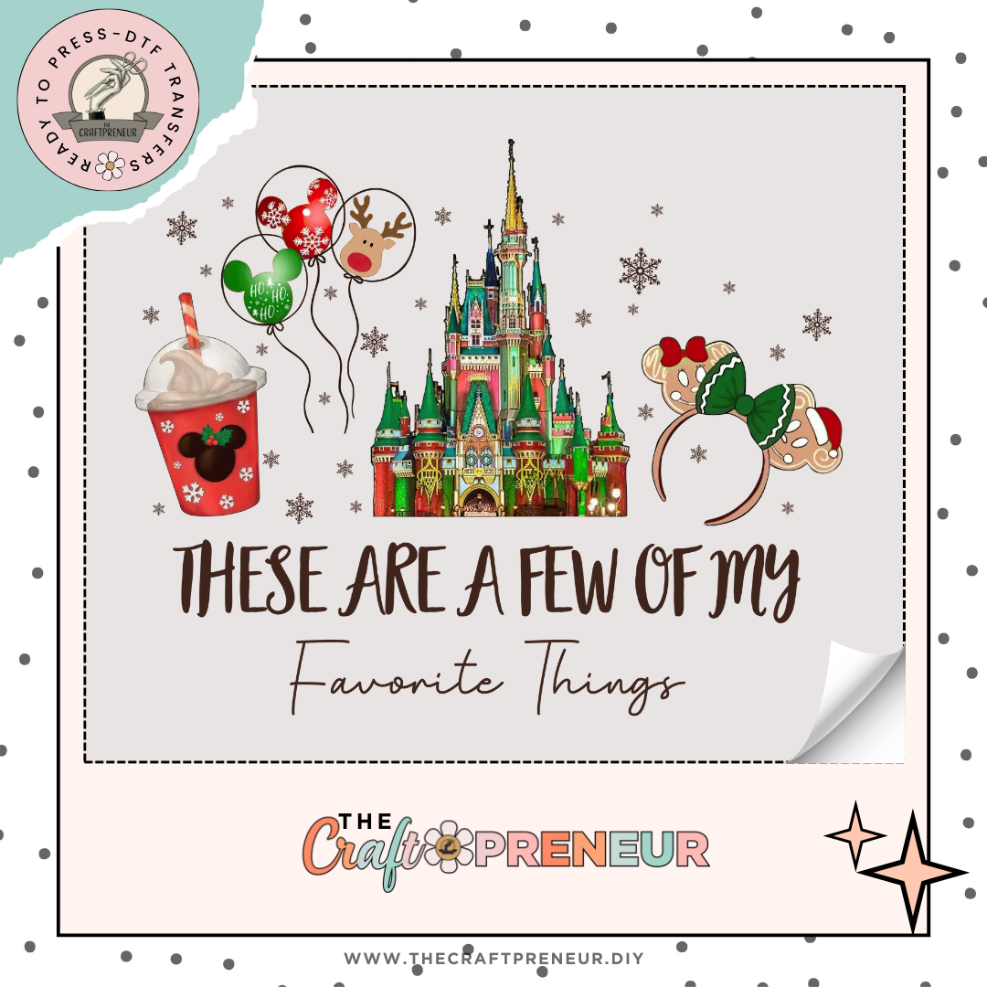 Disney Favorite Christmas Things Transfer