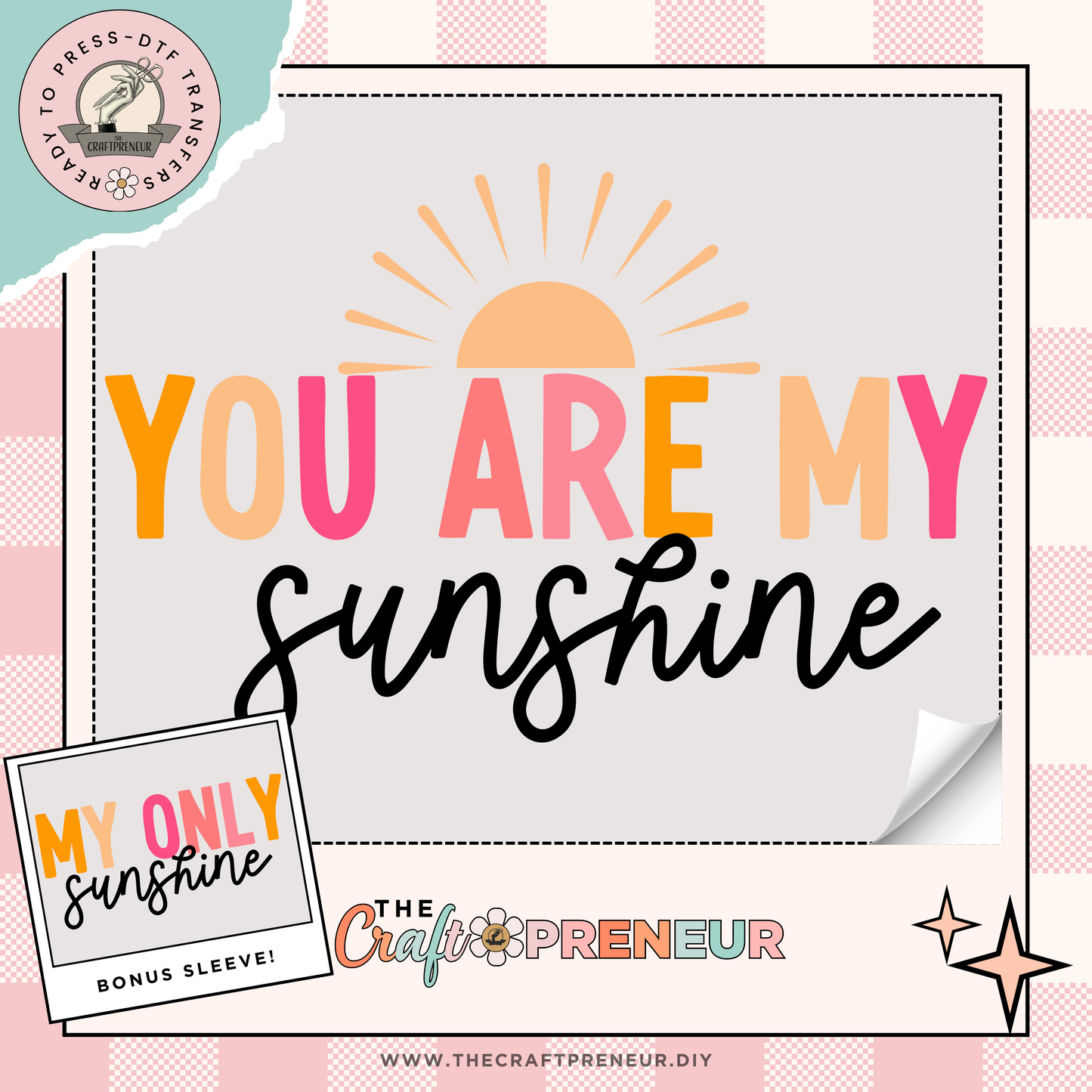 You are my Sunshine Transfer