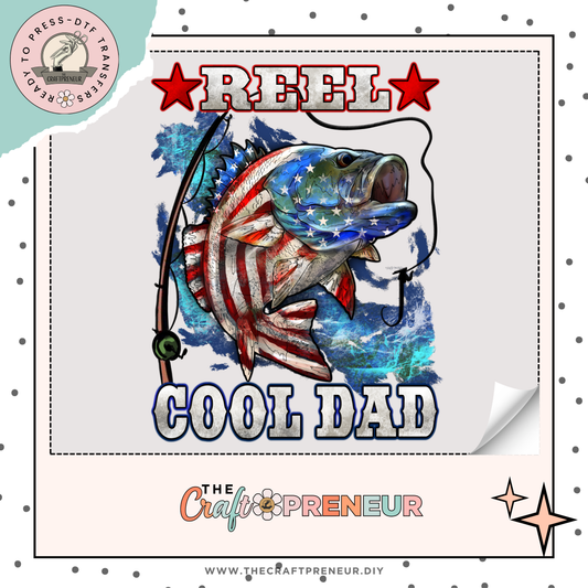 Reel Cool Dad- DTF Transfer