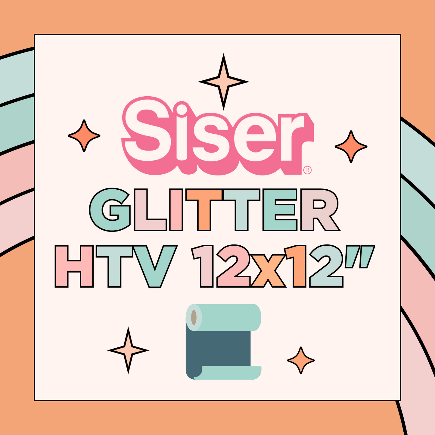 Siser® Glitter HTV Sheets