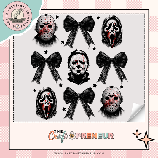 Killer Coquette Bows Transfer