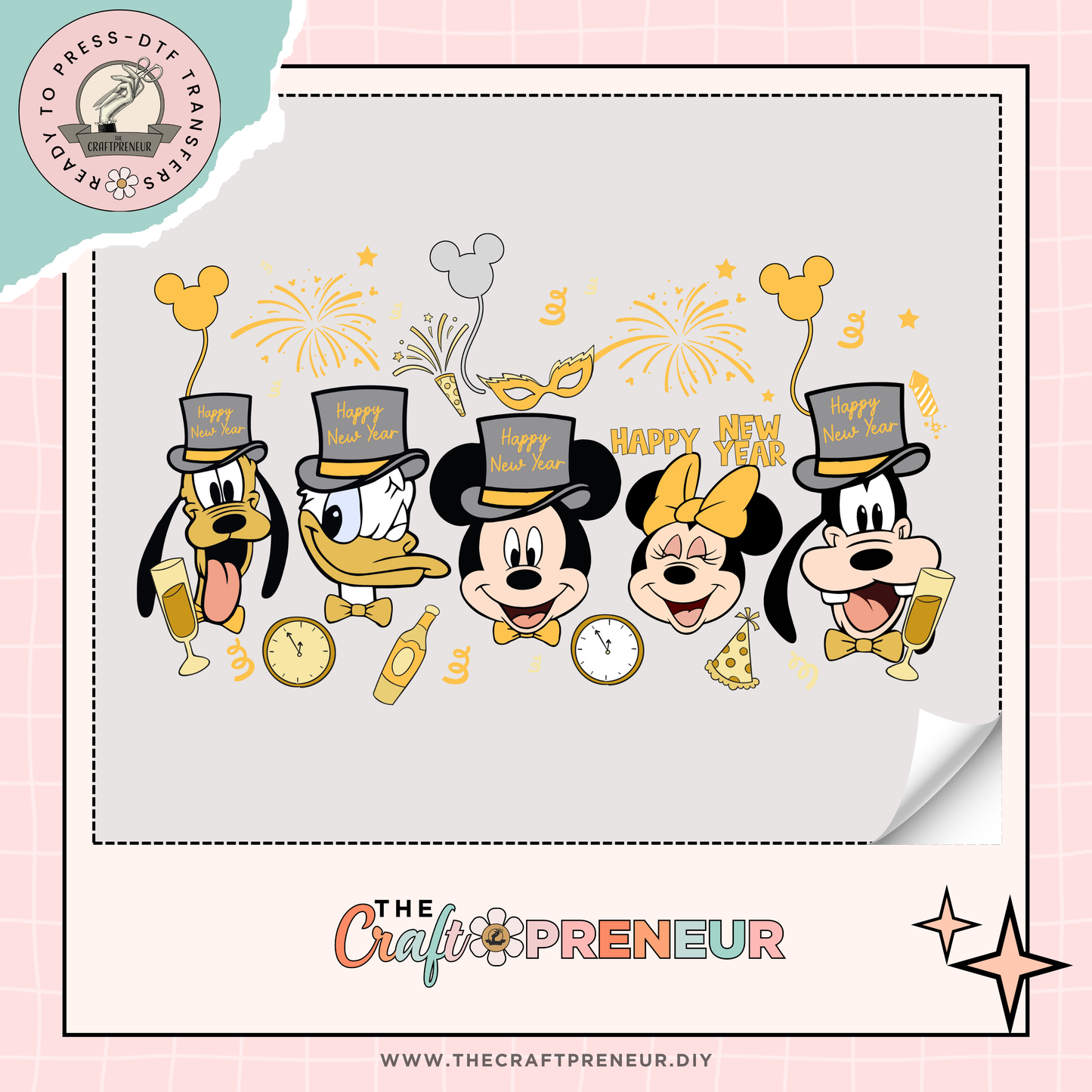 New Year Disney Character Transfer