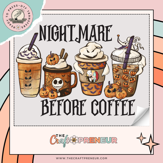 Nightmare Before Coffee Transfer