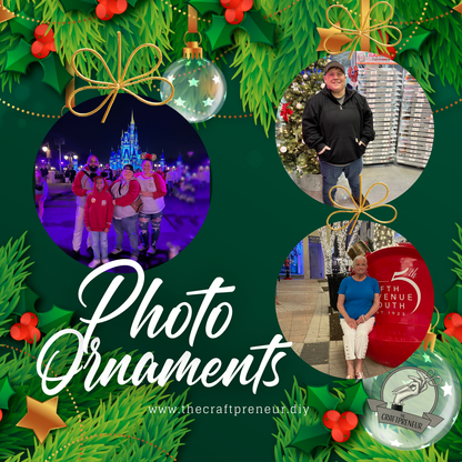 Custom Photo Ornaments