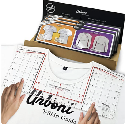 T-shirt Ruler with Sizing Guide