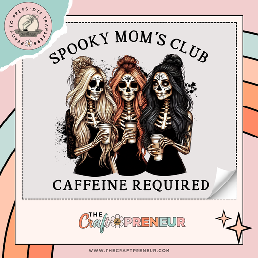 Spooky Moms Club Transfer