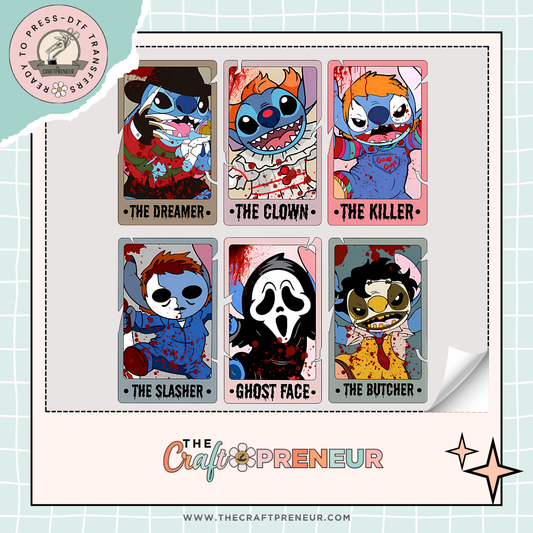 Stitch Horror Costume Transfer