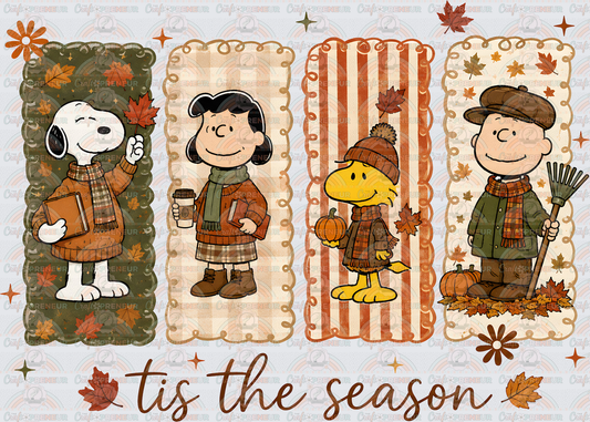 Fall_Snoopy_Peanuts_Tis the Season_Cottage Core_Preppy Lines_Plaid_Fall Things