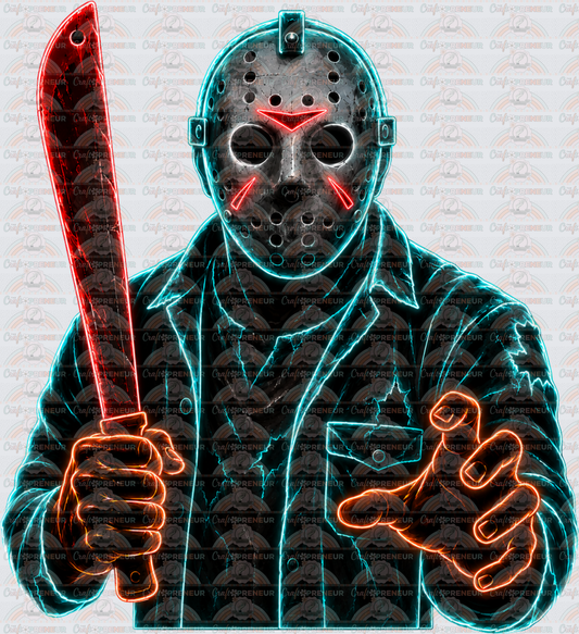002_Halloween_Horror_Neon Characters_Horror Movies_Jason