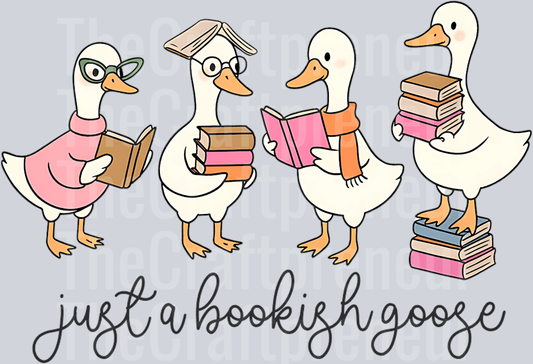 Bookish Goose DTF Transfer