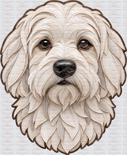 002_Dogs_Breeds_Faux Leather_Exclusive_Maltese