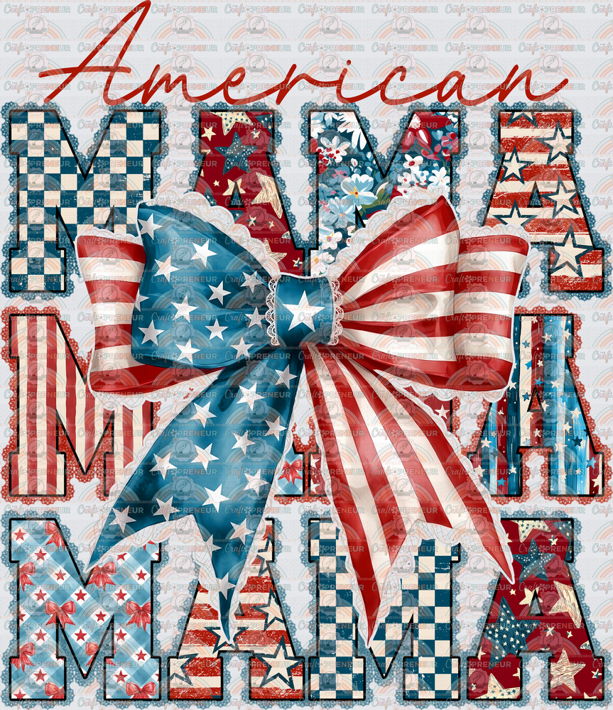 USA_Mama_4th of July_American Mama_Granny Core_Quilted