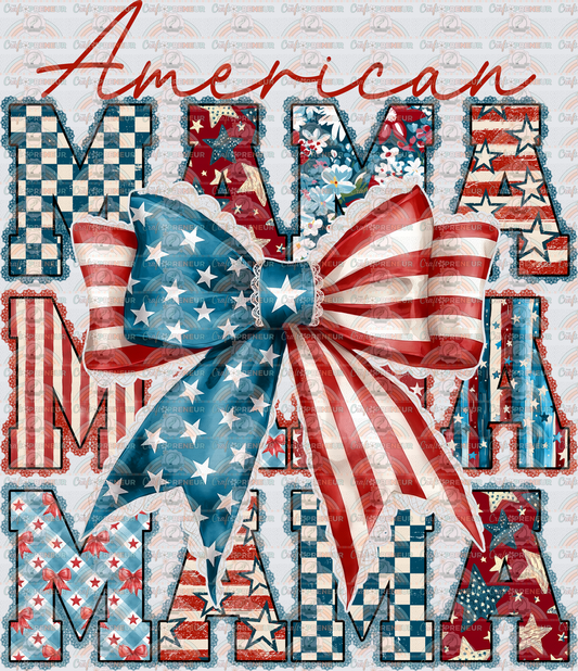 USA_Mama_4th of July_American Mama_Granny Core_Quilted