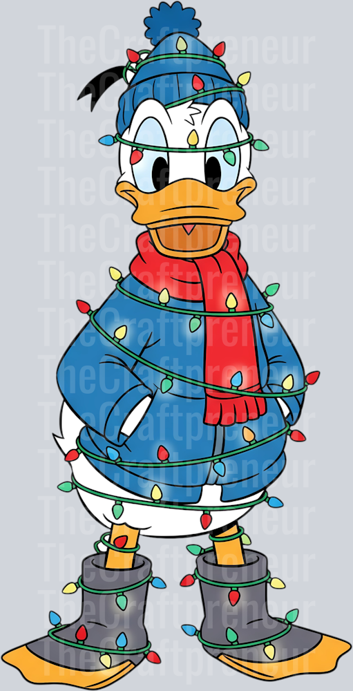 001_Disney_Christmas_Lights Characters_Donald Duck