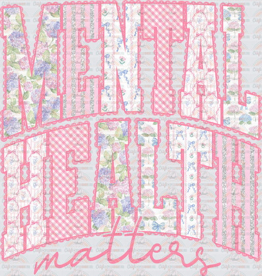 Mental Health_Cottage Core_Varsity_Lace_Preppy_Mental Health Matters