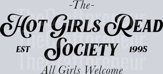 Hot Girls Read Society DTF Transfer