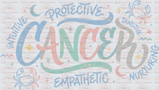 002_Zodiac_Astrology_Astrological Signs_Script_Typography_Watercolor_CANCER