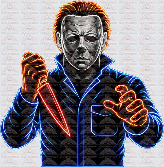 002_Halloween_Horror_Neon Characters_Horror Movies_Michael Myers