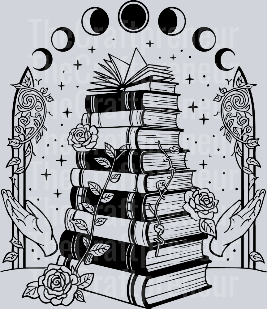 (Set!) Well Read Woman is Dangerous DTF Transfer (Black/Front)