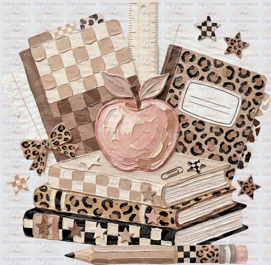 Jobs_School_Teacher_Faux Paint_Preppy_Books_Supplies_Apple_Neutral