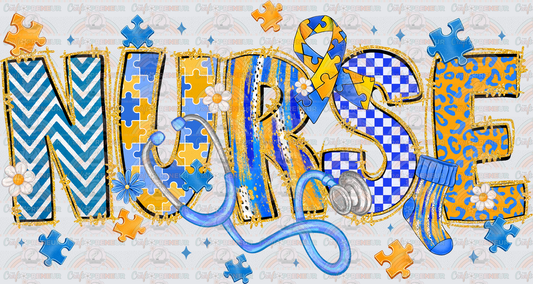 002_Causes_Down Syndrome_Awareness_Blue and Yellow_March Causes_Chromosomes_Nurse 3