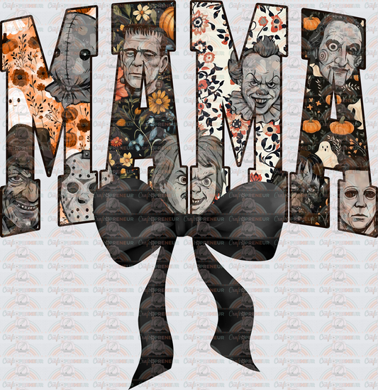 Fall_Halloween_Mama_Varsity_Horror Movies_Jason_Freddy Krueger_Frankenstein_Chuckie_Michael Myers