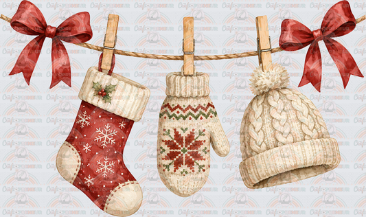 002_XMAS_Christmas_Clothes Line_Coquette Bow_Minimalist_Image Bundle_Stocking_Mitten_Hat