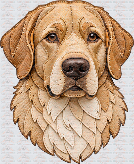 002_Dogs_Breeds_Faux Leather_Exclusive_Labrador Retriever_Yellow Lab