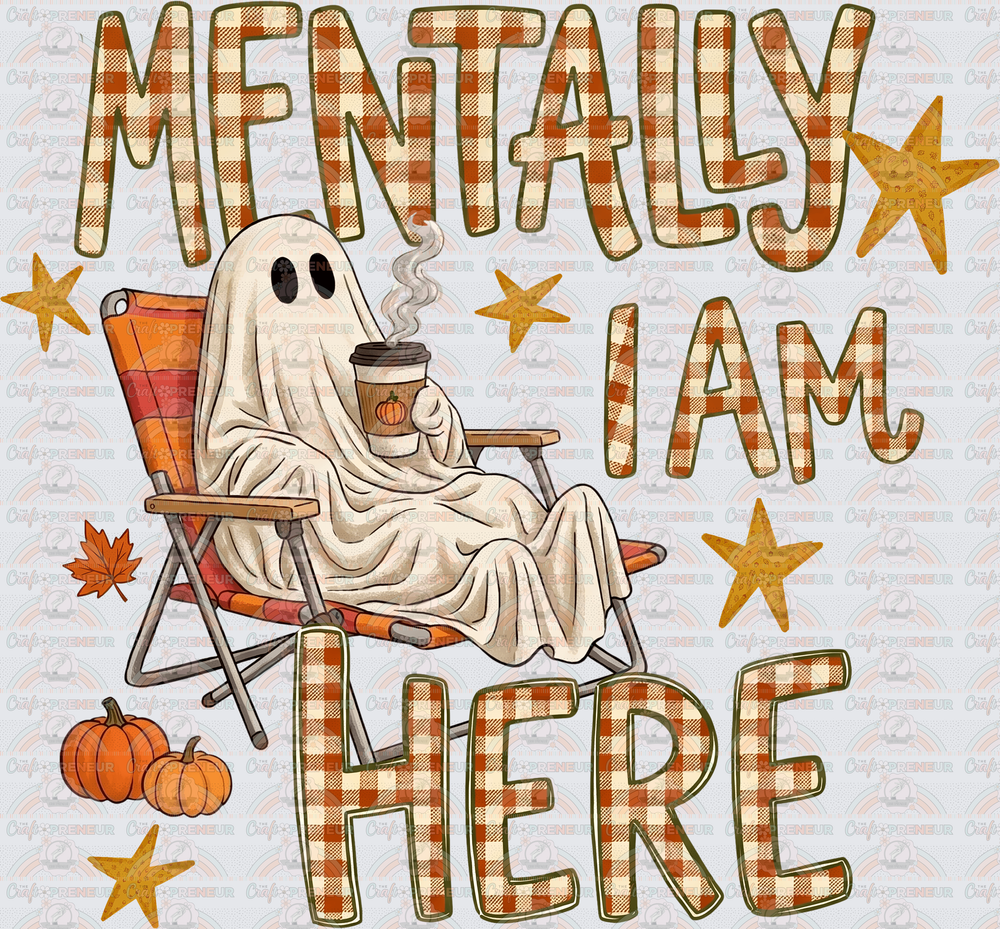 Fall_Autumn_Gingham_Ghost_Mentall I Am Here_Preppy_Coffee_Pumpkin Spice_Lawn Chair