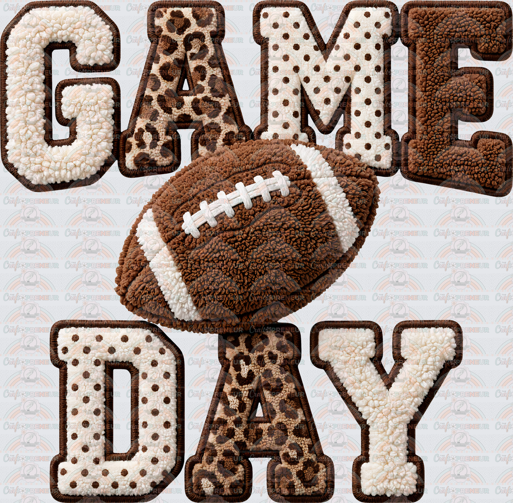 Sports_Football_Faux Patch_Game Day_Varsity_Faux Embroidery_Patterns
