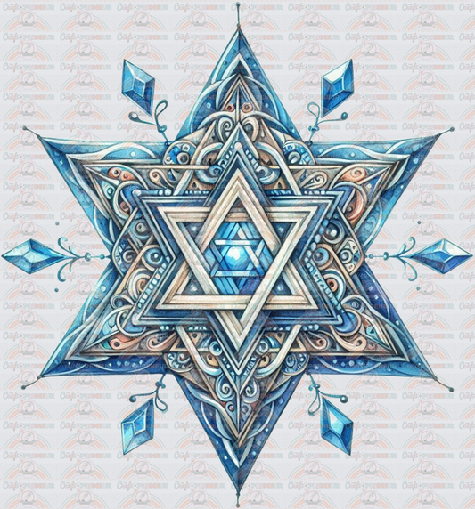Holidays_Jewish_Religion_Star of David_Hanukkah_Detailed