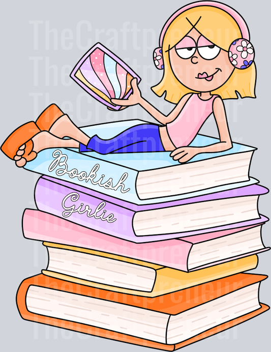 Lizzie McGuire Bookish Girlie DTF Transfer