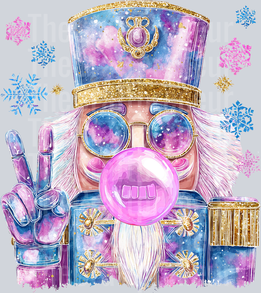 Nutcracker Bubble Girly Preppy DTF Transfer