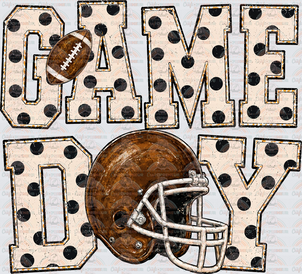 Football_Game Day_Varsity_Polka Dot_Brush Stroke_Preppy_Football Mama
