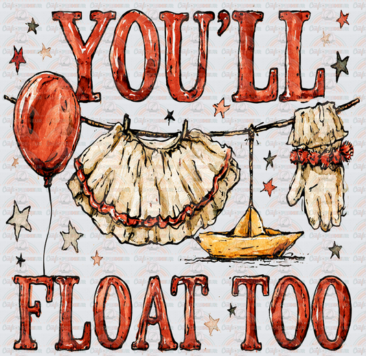 Halloween_Horror_Horror Movies_Pennywise_IT_Clown_Youll Float Too_Clothes Line_Balloon