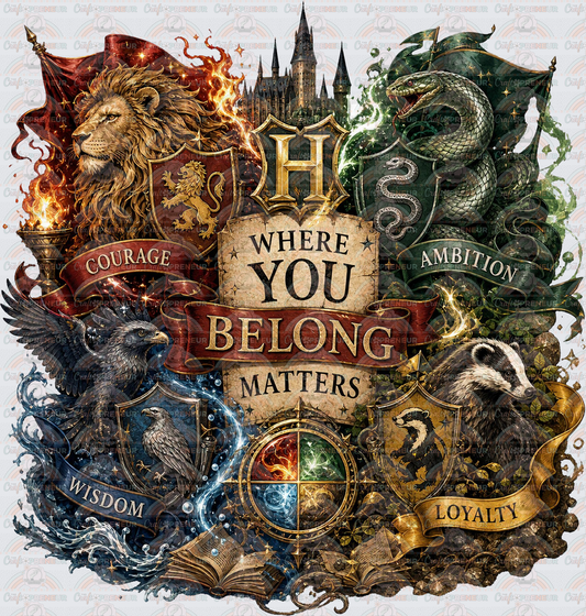Books_Harry Potter_Where Do You Belong_Sorting Hat_Houses_Wizards