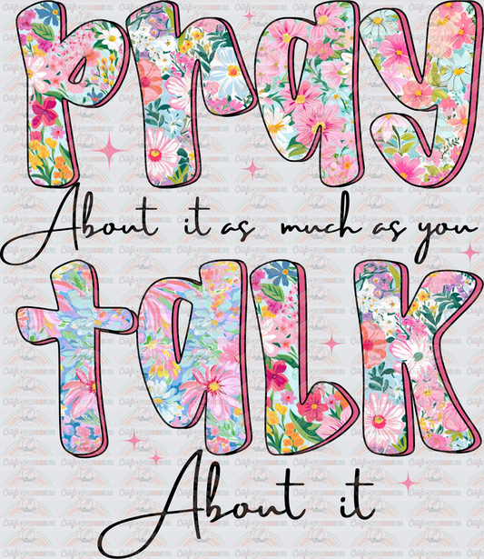 Faith_Pray_Talk About It_Preppy_LP_Coastal_Pray about it as Much as you Talk about it_Black