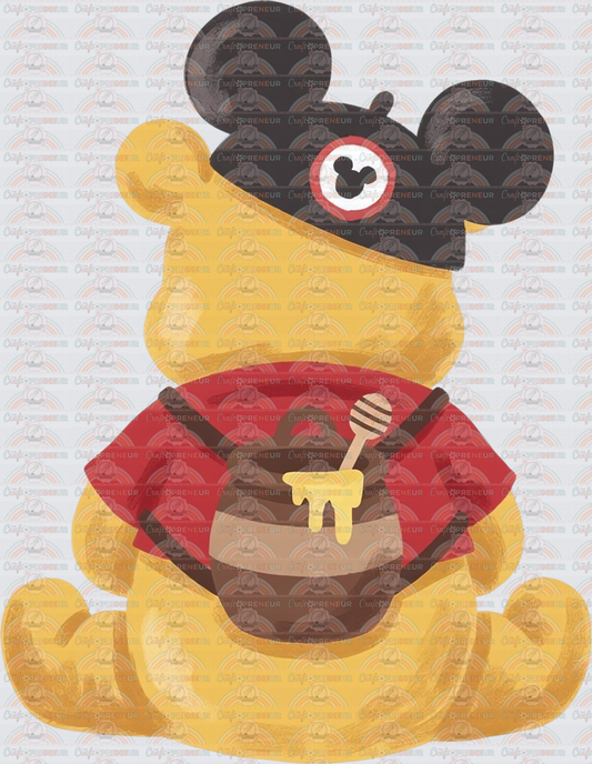 Disney_Winnie the Pooh_Watercolor_Honey_Mouse Ears_From the Back
