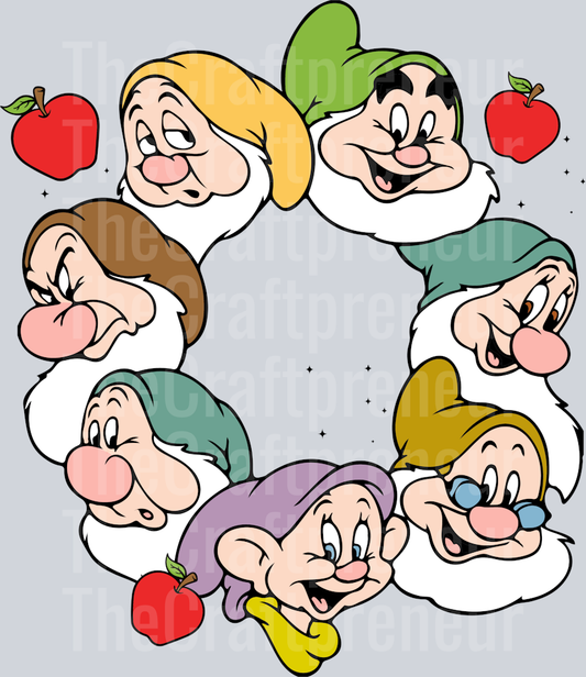 Disney_Princess_Snow White_7 Dwarves_Retro_Front