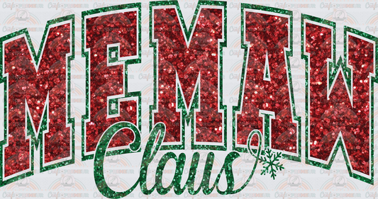 002_XMAS_Varsity_Faux Sequin_Typography_Family_Name Set_MeMaw