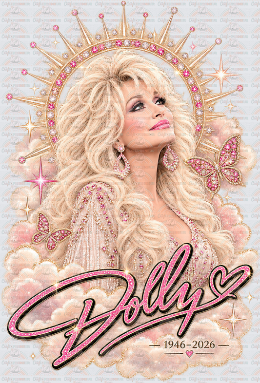 Music_Country Music_Dolly Parton_Halo_Signature_Pastels_In Memory_RIP