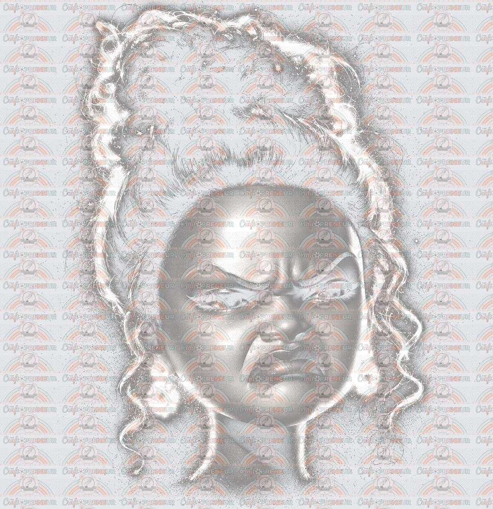 Sarcasm_Ratchet Barbie_Halftone_Stank face_Ugly Doll