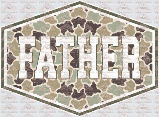 002_Dad_Fathers Day_Badge_Camo_Grandparent_Grandfather_Father 1