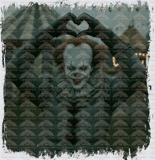 Movies_Horror_Halloween_It_Pennywise_Heart Hands_Distressed_Circus