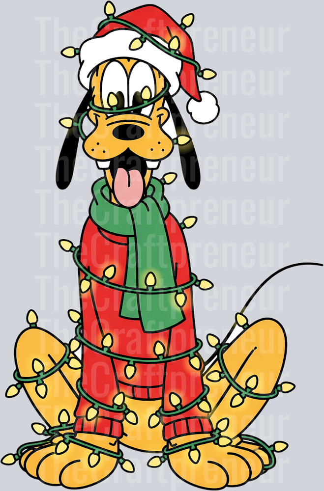 001_Disney_Christmas_Lights Characters_Pluto