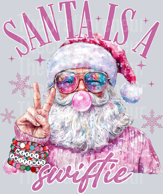 Santa is a Swiftie DTF Transfer