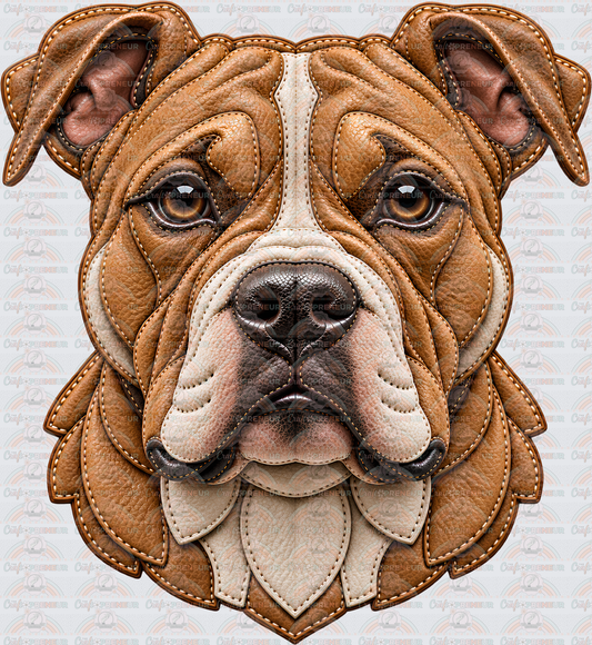 002_Dogs_Breeds_Faux Leather_Exclusive_Bully Breeds_Pitbull_Pit Bull_Tan